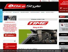 Tablet Screenshot of bikestyle.cz